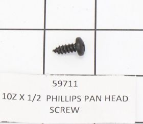 59711 10Z X 1/2  PHILLIPS PAN HEAD SCREW